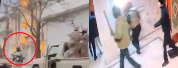 IRGC forces in Iran streets
