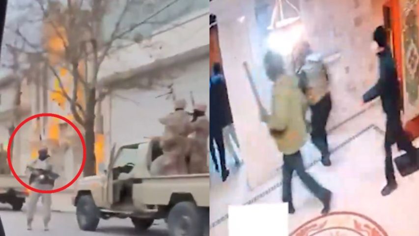 IRGC forces in Iran streets