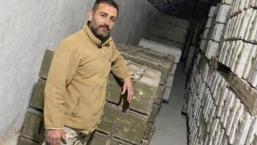 Lebanese Army officer in Hezbollah Facility Kafra South Lebanon