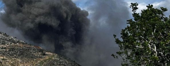 Mays Castle South Lebanon Israeli Airstrikes 2-1-2026 (Telegram)