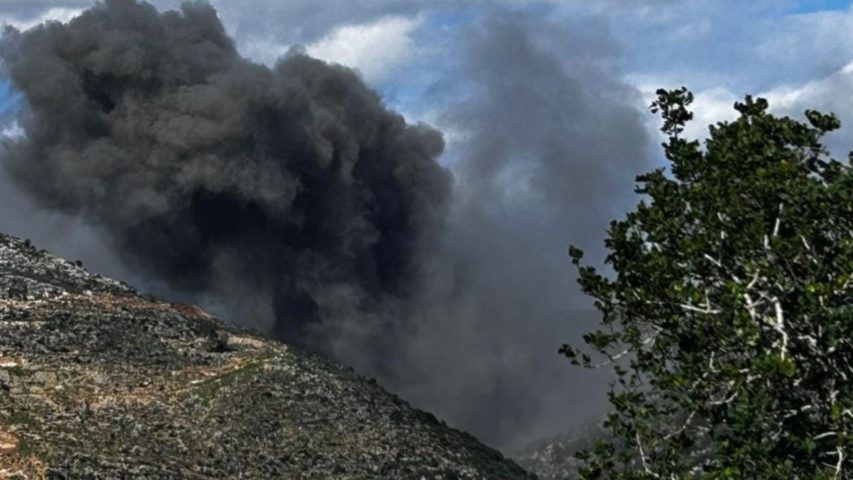 Mays Castle South Lebanon Israeli Airstrikes 2-1-2026 (Telegram)