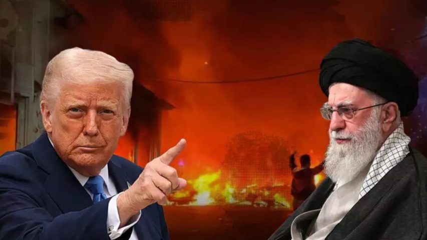 Trump Khamenei Iran US (Israel Hayom)
