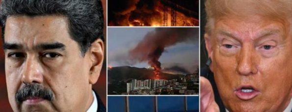 Trump Maduro Venezuela Collage