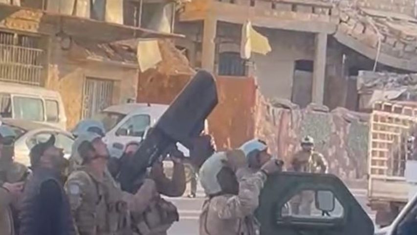 Unifil Israeli Drone Mays Al Jabal (Screenshot)