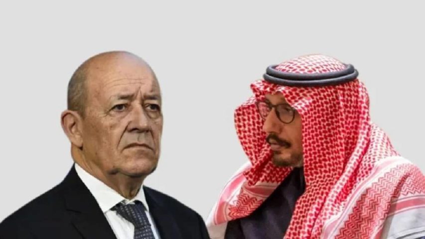 لودريان وبن فرحان