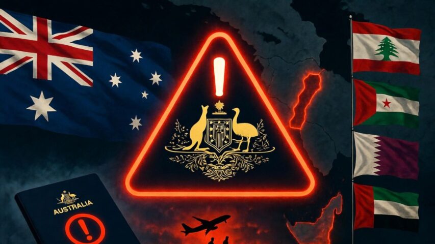 Australia Middle East Travel Precaitions