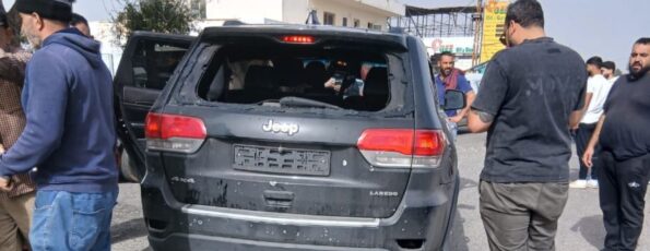 Car Jeep Airstrike Qlailah Tyre South Lebanon