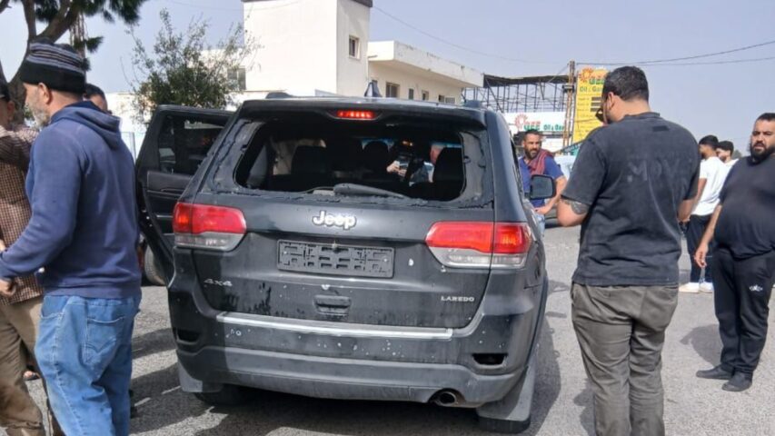 Car Jeep Airstrike Qlailah Tyre South Lebanon