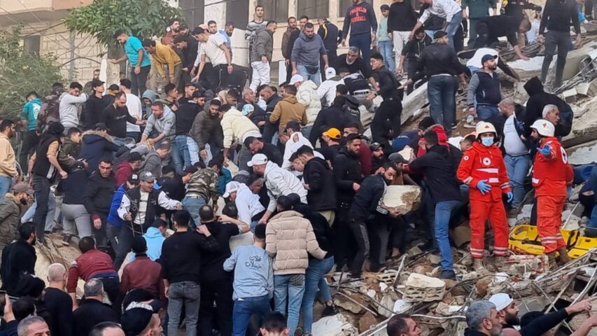 Collapsed Building Tripoli Tabbaneh 8-2-2026 (AP)