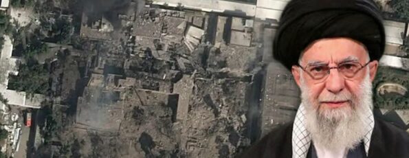 Iran Khamenei Compound Bombarded