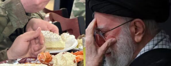 Khamenei US Troops Steak and Lobster Plate