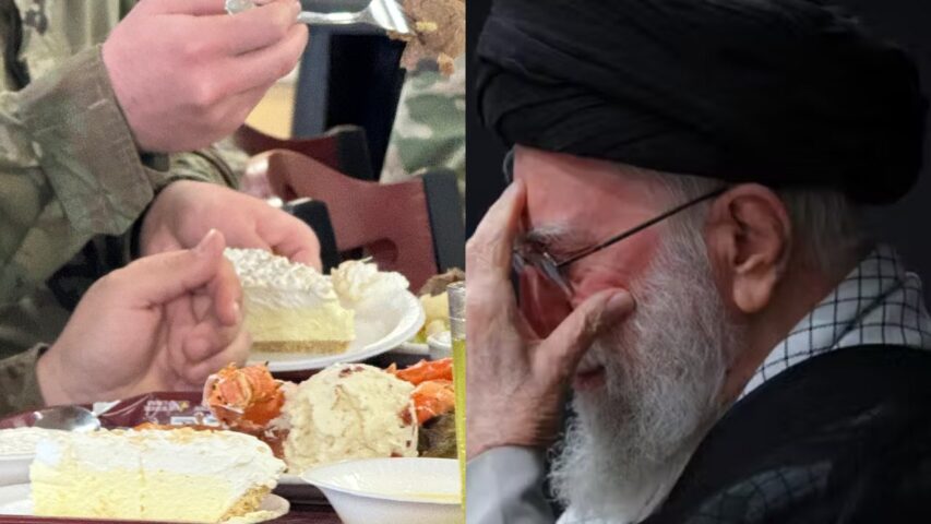 Khamenei US Troops Steak and Lobster Plate