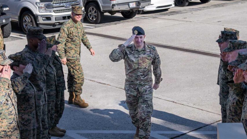 Lebanese Army Leader Rodolphe Haykal in US