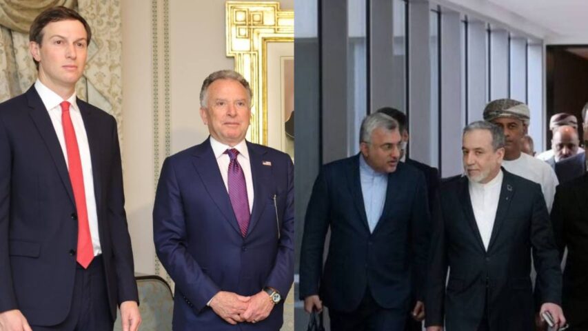 Witkoff Kushner Aragshi Muscat (Collage)