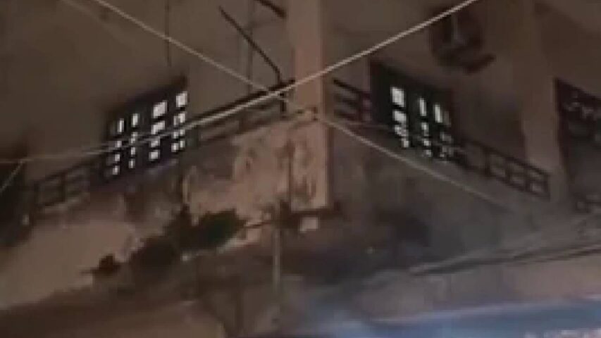 انهيار مبنى