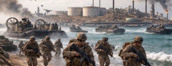 Marines on Kharg (Illustrative/AI)