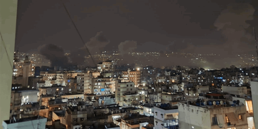الغارات الاسرائيلية