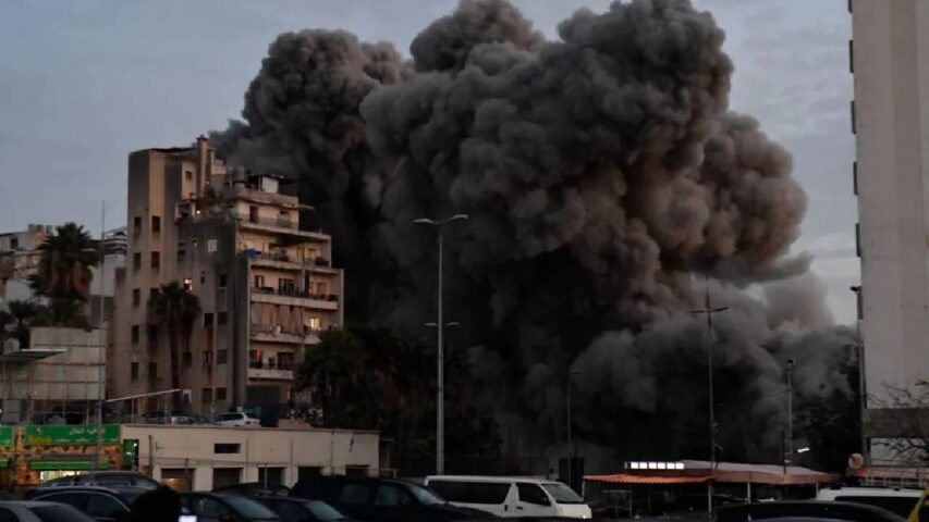 الغارات على بيروت