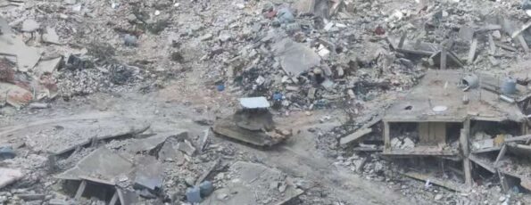 Bint Jbeil Debris Israeli Tank