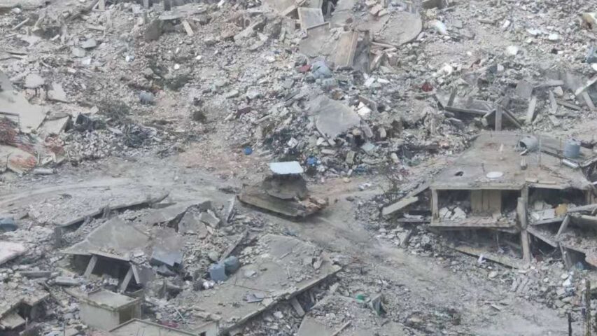 Bint Jbeil Debris Israeli Tank