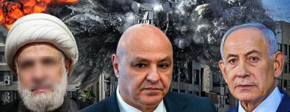 Netanyahu Qassem Aoun (Collage/YNET)