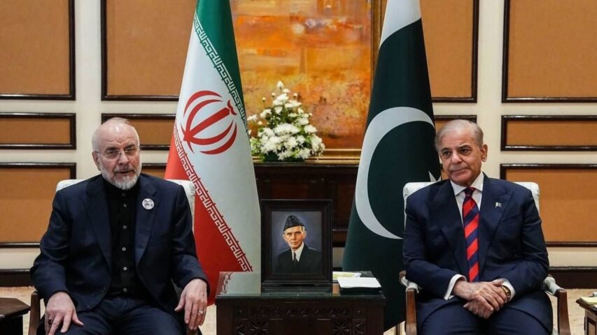 Pakistan Iran US Talks Islamabad Qalibaf and Pakistani Shehbaz Sharif (ISNA)