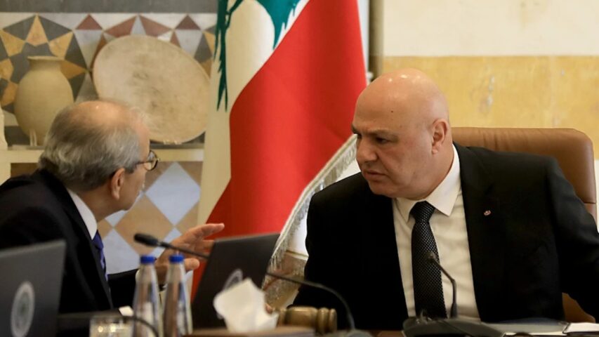 Joseph Aoun and Nawaf salam