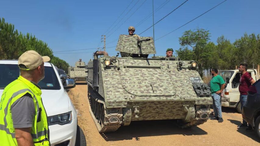 Lebanese Army South Lebanon Zawtar Al Gharbieh 2 (Reuters)